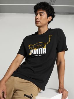 Puma - GRAPHICS Animal Men Black T-Shirt