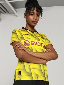 Puma - BVB 3rd Jersey Replica Women Yellow Polo T-Shirt