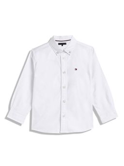 Tommy Hilfiger - Boys White Solid Shirt