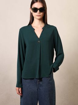VERO MODA - Women Green Solid Top