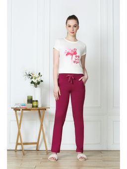 Van Heusen Woman Lingerie and Athleisure - Van Heusen Women Smart Tech Lounge Pants - Burgundy