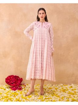 Taro India - Tickled Pink A Line Maxi Dress
