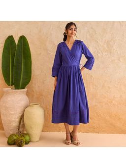 Taro India - Midnight Fern A Line Midi Dress