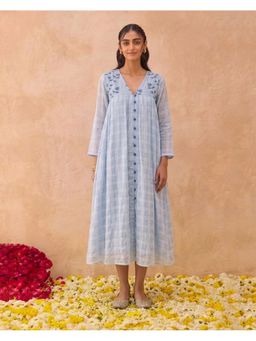 Taro India - Skyloom Blue A Line Maxi Dress