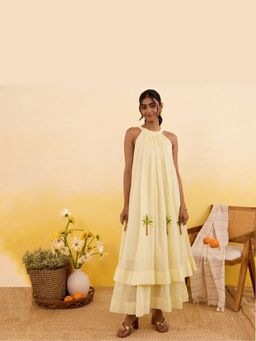 Taro India - Palm Whisper A Line Maxi Dress