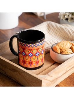 KOLOROBIA - Premium Tea & Coffee Mugs Inspiby Orange Dazzling Design (325ml)