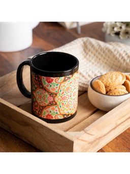 KOLOROBIA - Premium Tea & Coffee Mugs Inspiby Mughal Bloom Design (325ml)