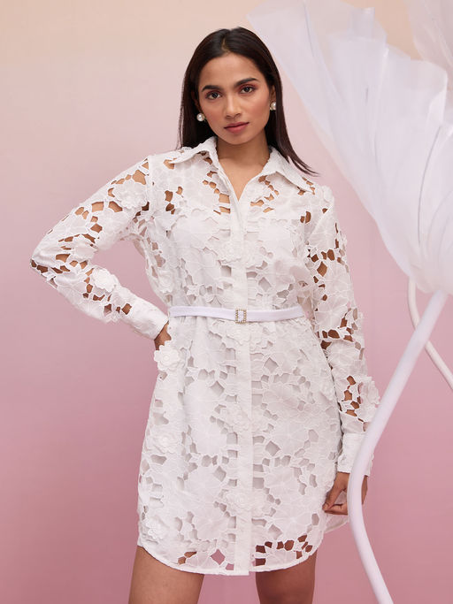 slim fit dress slacks Taro india French Rose Dress – Nykaa Fashion main image 1