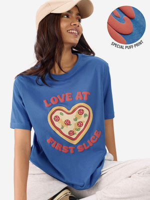 Buy The Souled Store TSS Originals: Pizza Love Women Relaxed Fit T