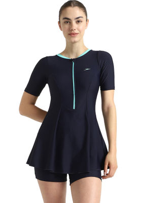 Buy Speedo Womens Endurance10 Closedback Sleeved Swimdress With Boyleg ...