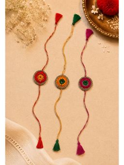 WHE - Handmade Crochet Rakhi combo (Pack of 3)