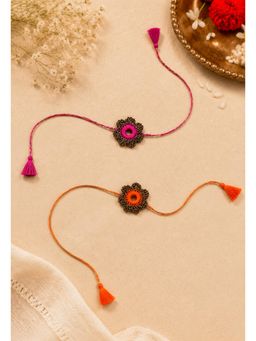 WHE - Handmade Crochet Rakhi combo (Pack of 2)