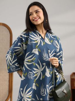 Libas - Blue Floral Tunic
