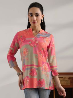Libas - Coral Floral Kurti