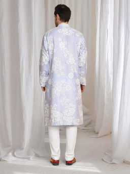 Aham-Vayam - Aham Gulistaan Thread Embroidered Kurta