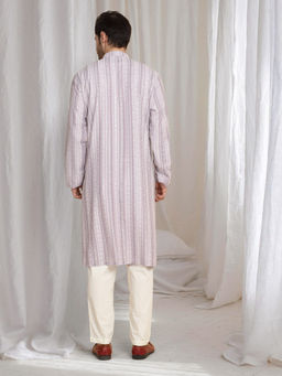 Aham-Vayam - Prafullthread Embroidered Kurta With Dupatta