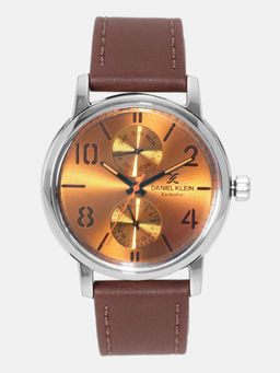 Daniel Klein - Analog Yellow Dial Men Watch- DK11842-5