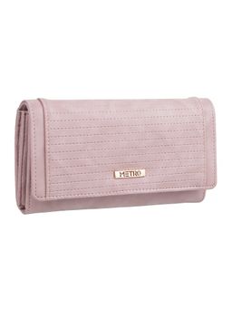 Metro - Solid-Plain Pink Wallet
