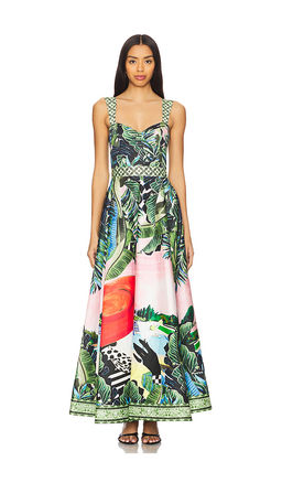 Alice + Olivia - Fia Structured Midi Dress
