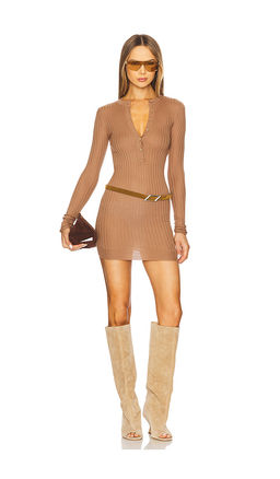 THE ATTICO - Long Sleeve Mini Dress