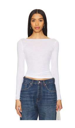 Aya Muse - Boatneck Long Sleeve Tee