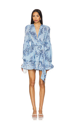 Bronx and Banco - Bedouin Blue Poppy Mini Dress