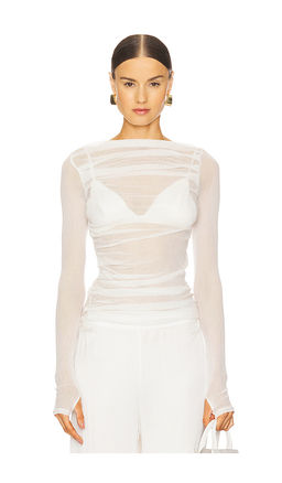 Enza Costa - Draped Boatneck