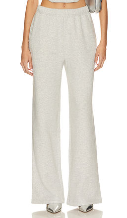 Good American - Brushed Fleece Wide Leg Pant