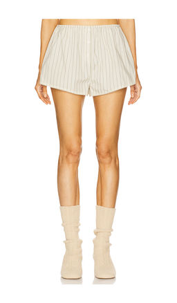 Helsa - Pinstripe Poplin House Short