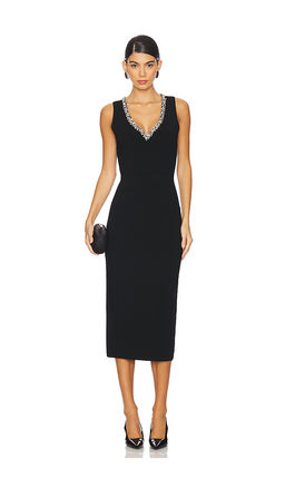 SIMKHAI - Khari Sleeveless Midi Dress