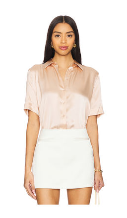 L'AGENCE - Ellah Short Sleeve Blouse