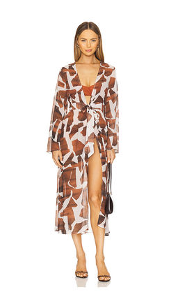 Milly - Vince Ocean Puzzle Dress
