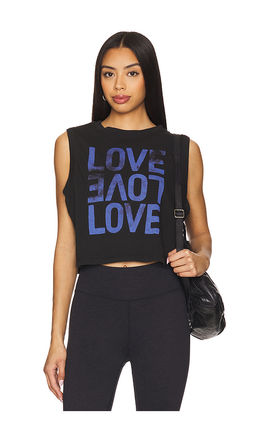 Spiritual Gangster - Love Crawford Crop Tank Top