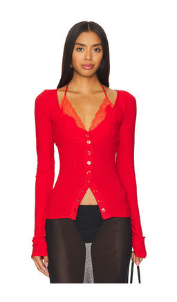 Vaillant - Ribbed Jersey Cardigan With Bra Top