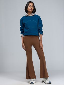 Cava Athleisure - Brown Petite Hourglass Flared Leggings