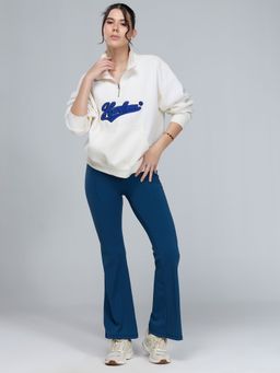 Cava Athleisure - Navy Tall Hourglass Flared Leggings