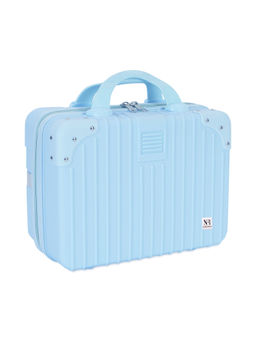 NFI Essentials - Hard Shell Vanity Cases for Women Travel Cosmetic Case Organizer Blue