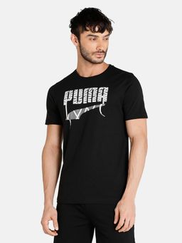 Puma - Lace Graphic Men Black T-shirts