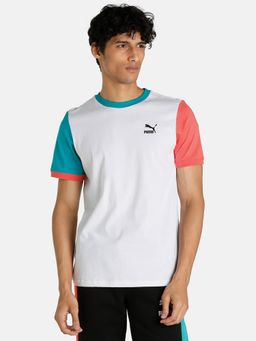 Puma - Classics Block Men White T-shirt