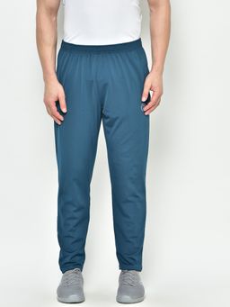 CHKOKKO - Men Casual Blue Track Pant