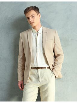 Arrow - Beige Smart Slim Fit Blazer