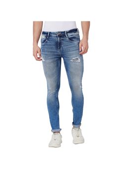 Spykar - Light Blue Mid Rise Regular Fit Jeans