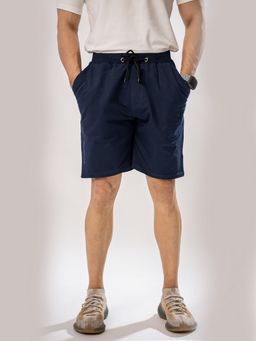 ROYALTAIL - Navy Blue Solid Shorts