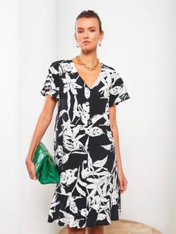 LC WAIKIKI - VISION Woven Dress Black