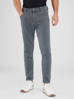 Spykar - Gray Slim Fit Mid Rise Jeans for Men