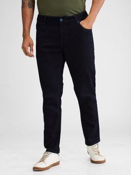 Spykar - Dark Navy Blue Slim Fit Mid Rise Jeans for Men