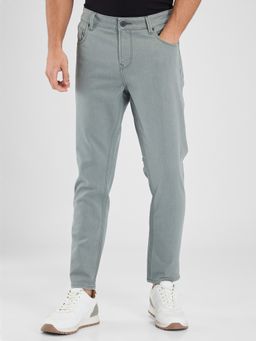 Spykar - Light Gray Slim Fit Mid Rise Jeans for Men