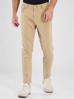 Spykar - Brown Slim Fit Mid Rise Jeans for Men