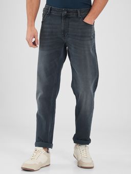 Spykar - Gray Regular Fit Mid Rise Jeans for Men