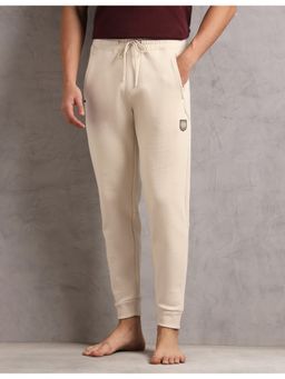 U.S. POLO ASSN. - Cream Men Comfort Fit Cotton Nightwear Jogger